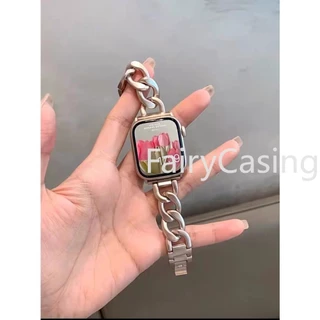 Pulseira Para Apple Watch Band Ultra 2 46MM 49mm Série 10 9 44mm 40mm 45mm 41mm 42mm 44 45mm De Aço iwatch 7 8 9 se 4 5