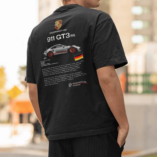 Camiseta Básica Porshe 911 GT3rs Grife Camisa Porsche Estilo confortavel Unissex Promoção Envio Imediato