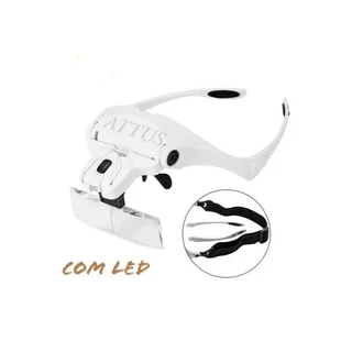 Estética Oculos Lupa de Cabeça Profissional 5 Lente Aumento