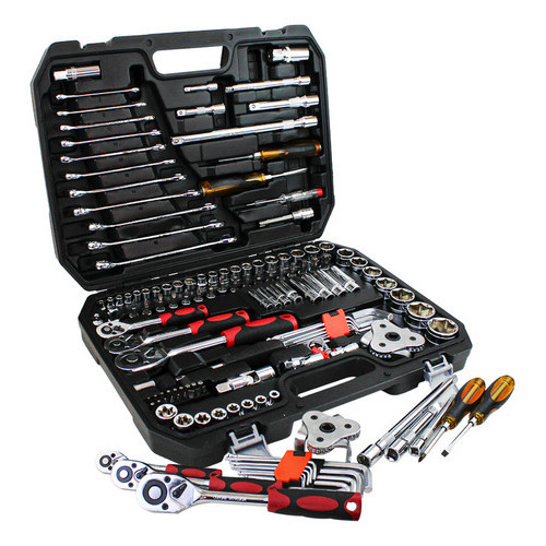 Kit Pci Ferramentas Pci-1d51r 121 Pcs Jogo Soquete Chave Combinada