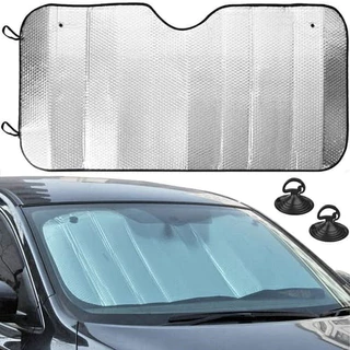 Protetor Solar para Para-brisa Universal Dobrável Metalizado