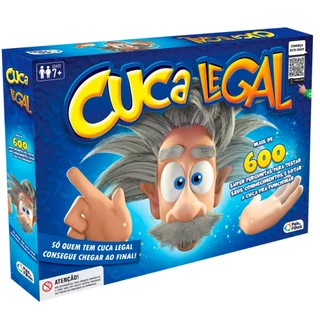 JOGO DE TABULEIRO CUCA LEGAL PAIS E FILHOS BRINQUEDO 600 PERGUNTAS CARTAS RESPOSTAS CONHECIMENTOS &
