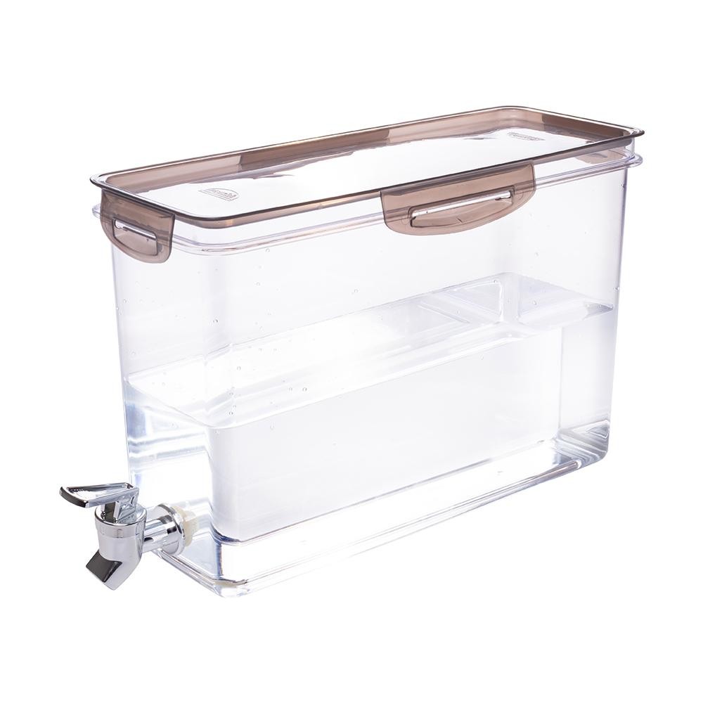 Reservatório Geladeira Dispenser para Água 5,85 L Preto Plasútil