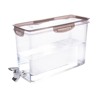 Reservatório Geladeira Dispenser para Água 5,85 L Preto Plasútil