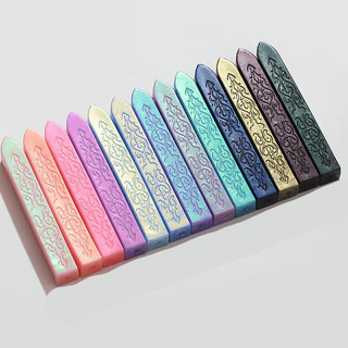 Multi Aurora Stick De Cera Seladora De Cor Padrão De Seta Com Núcleo Convite De Festa De Casamento Decoração De Presente