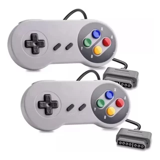 Kit 2 Controles Para Super Nintendo Super Nes Nfe