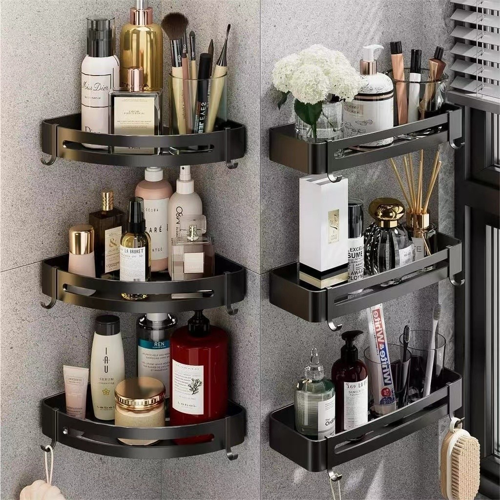 KIT 2 Suporte De Shampoo Prateleiras De Banheiro Sem Furo Premium Top