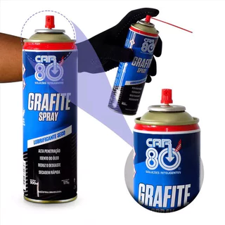 Grafite Spray Lubrificante A Seco 300ml Car80