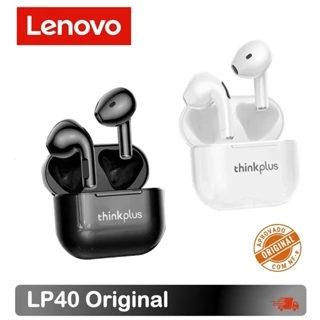 Fone de Ouvido LP40 Lenovo Bluetooth 5.3 Gamer Original NFe