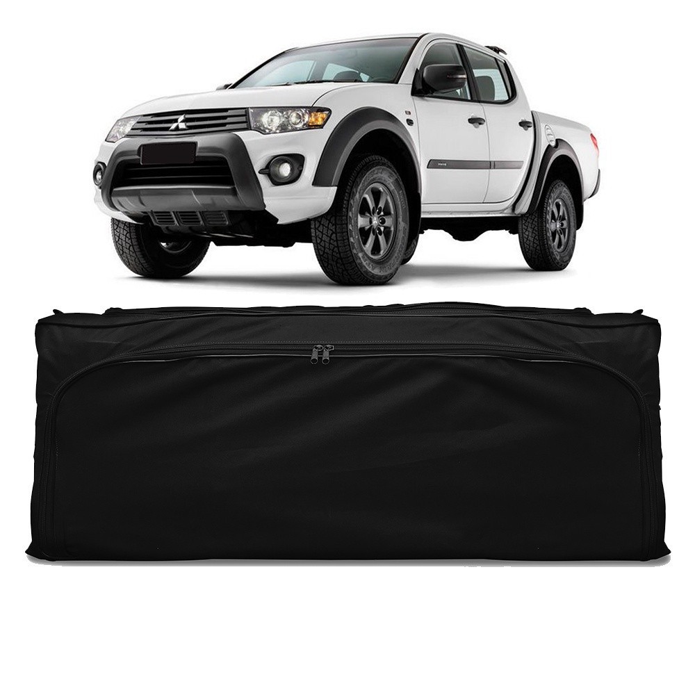Bolsa Organizadora Maleiro Bagageiro Caçamba Mitsubishi L200 Triton Capacidade 216 Litros
