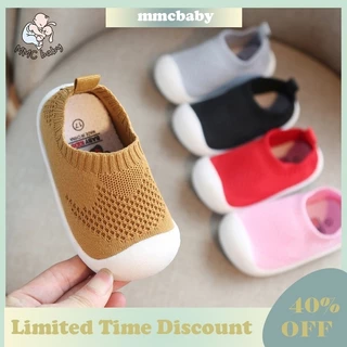 Sapatos Para Crianças De Primavera Outono Bebês Sola Macia Meninos Meninas Malha Respirável O Interior