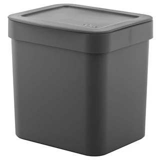Lixeira de Cozinha Pequena 4,7 Litros OU Trium Cinza