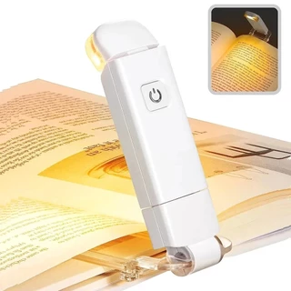 High Quality LED Luz De Leitura Do Clipe Livro Recarregável USB Dobrável Lâmpada Portátil Bookmark