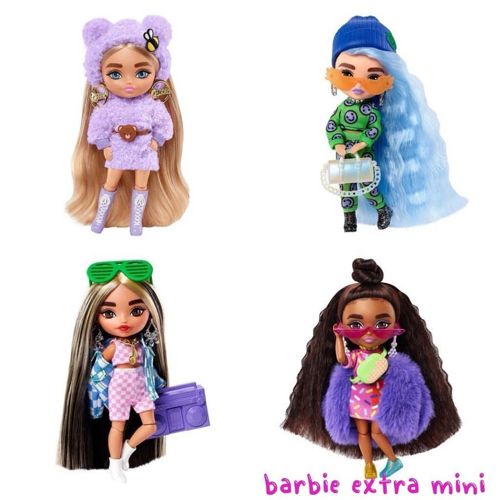 Barbie Extra americana mini boneca Barbie Moda Boneca Brinquedo ...