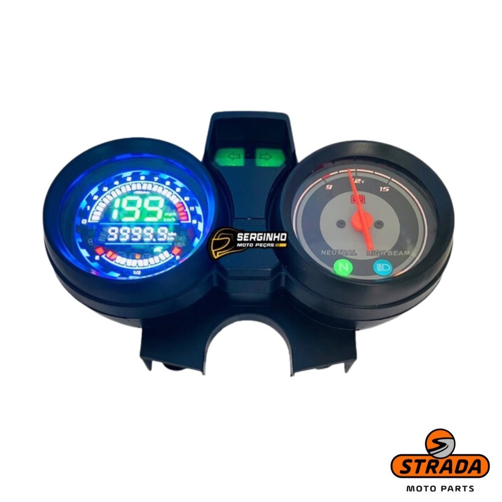 PAINEL COMPLETO YAMAHA YBR 125 05-08 - DIGITAL