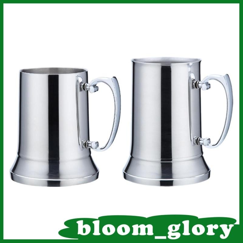 [Stainless Caneca De Cerveja De Aço Tankard De Parede Dupla Para Bar Home Party