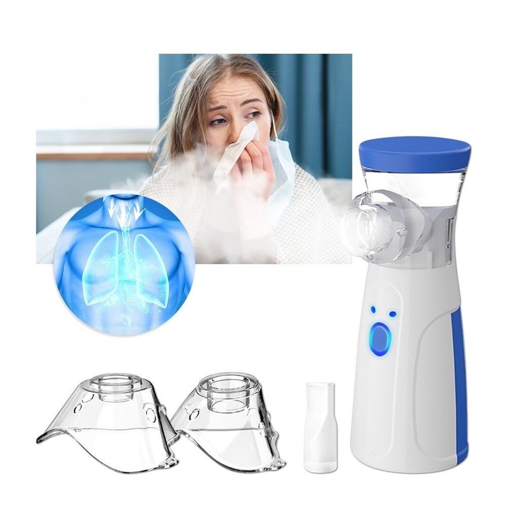 Máquina Nebulizadora Portátil Inalador Nebulizador Adulto Infantil Silencioso
