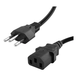 Kit 20 Cabo De Força Energia Tripolar Pc/impressora/monitor