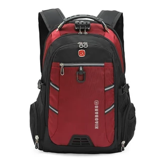 Mochila Grande Para Notebook Impermeável Com Cadeado Entra USB/Fone X81