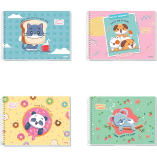 Caderno De Desenho Lala Pets 80 Folhas CREDEAL