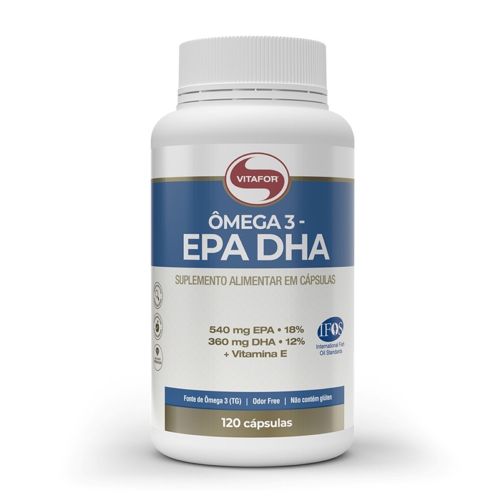 Omega 3 EPA DHA 120 Caps - Vitafor