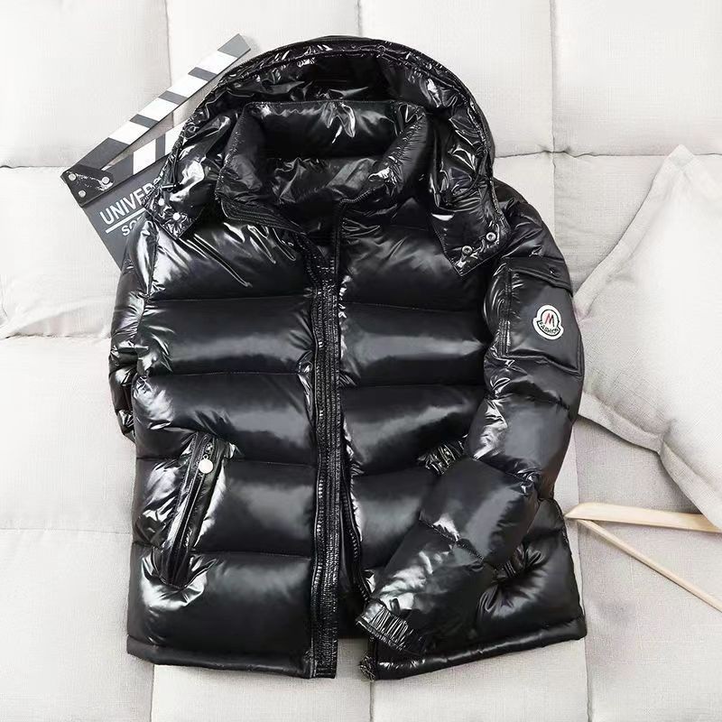 Novo Estilo Mengkou Inverno Casaco Curto Brilhante Espessante Feminino Descartável Para Casais Homens