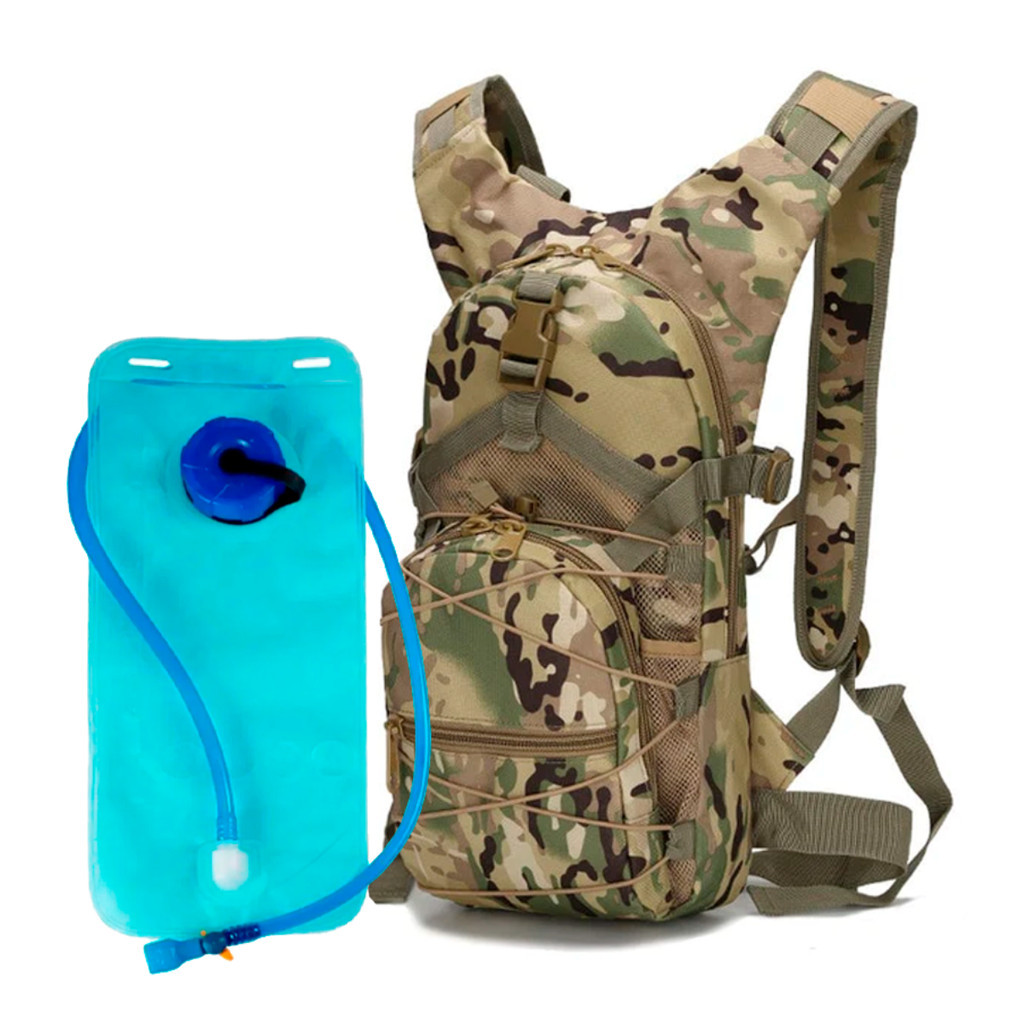 Mochila Bike De Hidratação Refil 3 Litros Ciclismo Corrida Bicicleta Com Bolsos Internos Externos