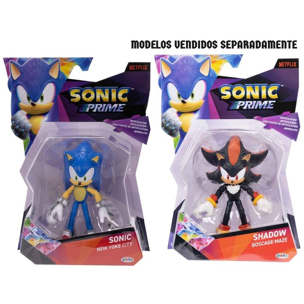 Boneco Articulado Sonic Prime - 13 cm - Jakks