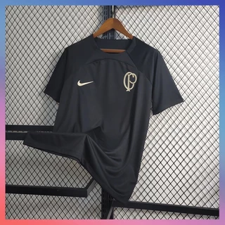 Camisa de futebol masculino Team Training Preto 2022 Klda