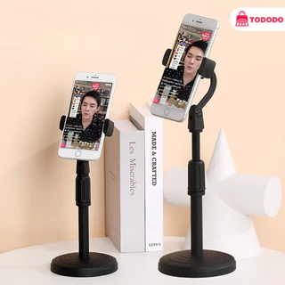 Suporte Tripé 360° Ideal Para Gravação de Vídeos Para Mesa Com Mini Pedestal Ajustável