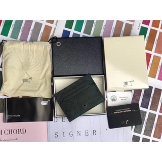 Nova Carteira De Bolsa Para Homens Zero Porta-Cartões Do Banco Estilo Oficial Mesmo 3.0 Couro Verde Escuro De Vaca Genuíno