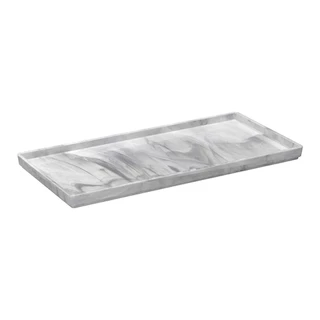 Bandeja para Banheiro Coza Cube Mármore Branco em Oferta na Shopee