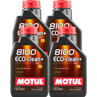 KIT MOTUL 8100 ECO-CLEAN+ 5W-30 4 LITROS