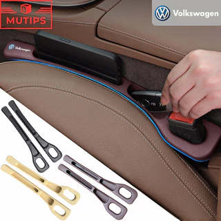 Volkswagen Car Seat Plug Gap Filler À Prova De Vazamentos Almofada Macia Lateral Do Assento Fita De Costura Armazenamento De Chaves Telefônicas Para Golf Jetta Passat Tiguan Amarok Beetle