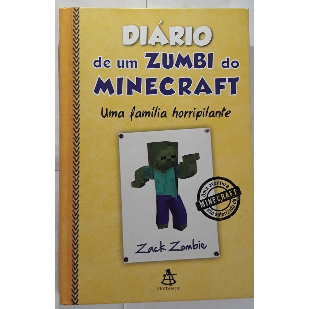 Diário de um zumbi do Minecraft - Uma família horripilante - USADO ...