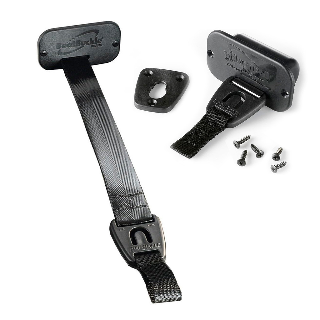 Amarrador de Varas de Pesca Suporte Retrátil Rodbuckle P/ Barco Lancha ...