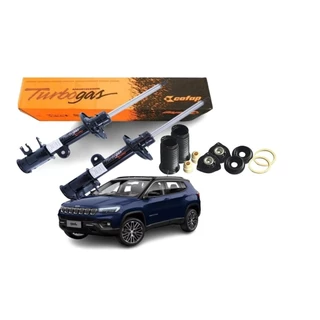 Par Amortecedor Dianteiro Compass Longitude Trailwalk + Kit