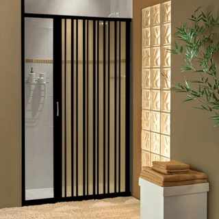 Kit Box Frontal de Pvc 185x70cm Sanfonado Bcf