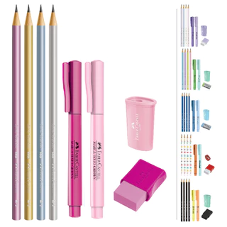 Kit Material Escolar / Volta às Aulas Faber Castell