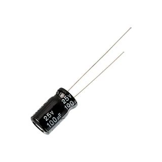 50x Capacitor Eletrolítico 100uf x 25v 105º Kit c/50 Peças