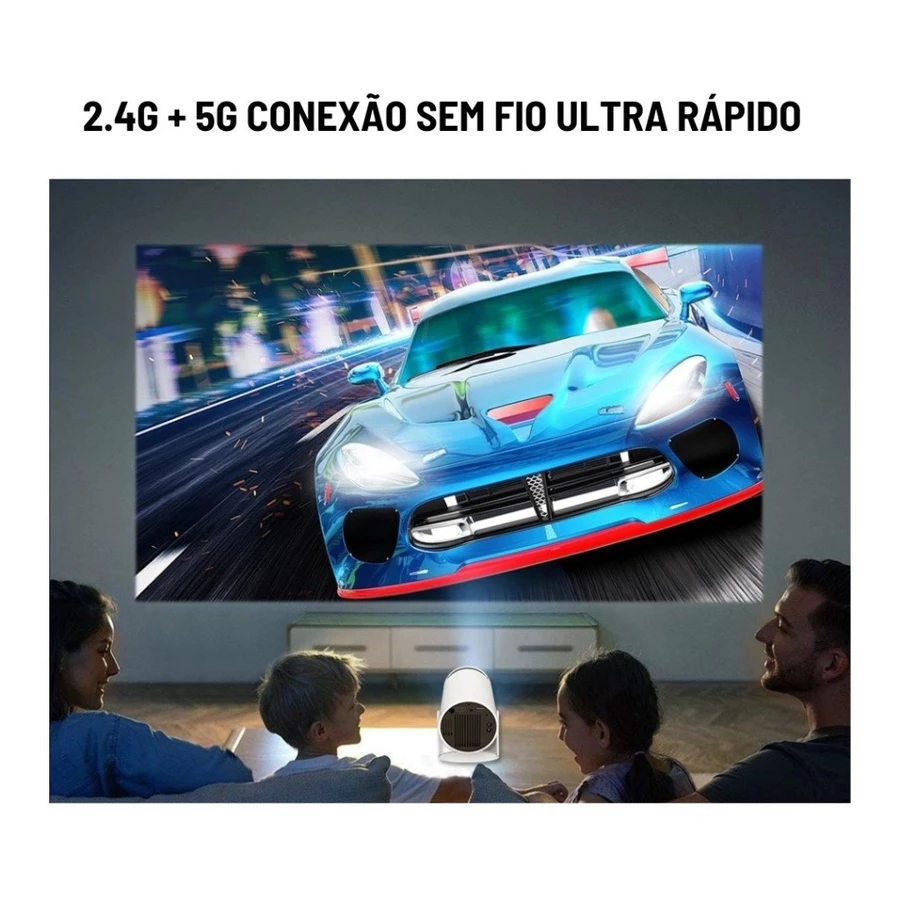 Projetor 4K HD 150 Polegadas Celular, Xbox, PS, Pc, Wifi HY300 Pro Magcubic Envio Imediato — foto 3 de 4