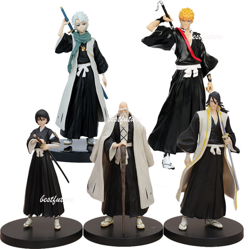 Figura De Ação BLEACH Kurosaki Ichigo Kuchiki Rukia Hitsugaya Toushirou Boneca De Brinquedos Modelo