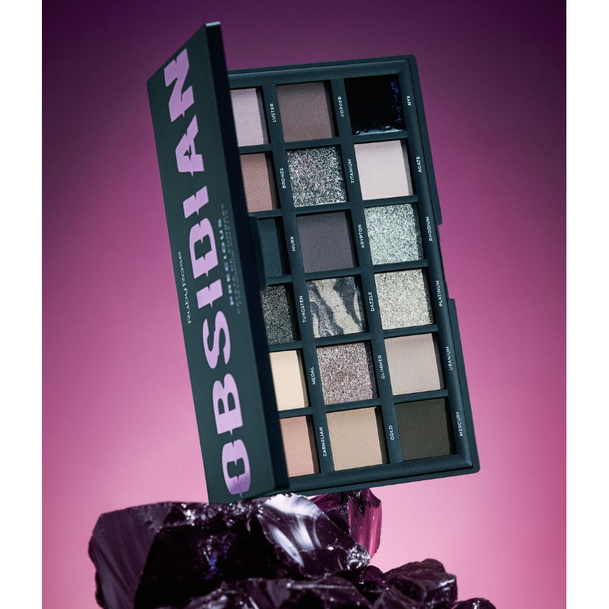 Paleta De Sombras Obsidian Precious 18 Tons Ruby Rose HB2601 Shopee 