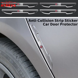 4 Peças FIAT Porta De Carro Transparente Adesivos Anti-colisão Borda De Porta Anti-riscos Protetor Para FIAT Strada Argo Mobi Toro Fastback Pulse Cronos Scudo 500 Titano Palio Idea Uno Punto