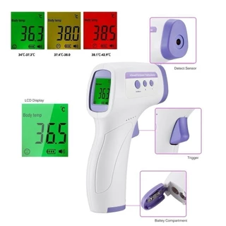 Termômetro Infravermelho Para Bebê Adulto Temperatura Digital Display Lcd