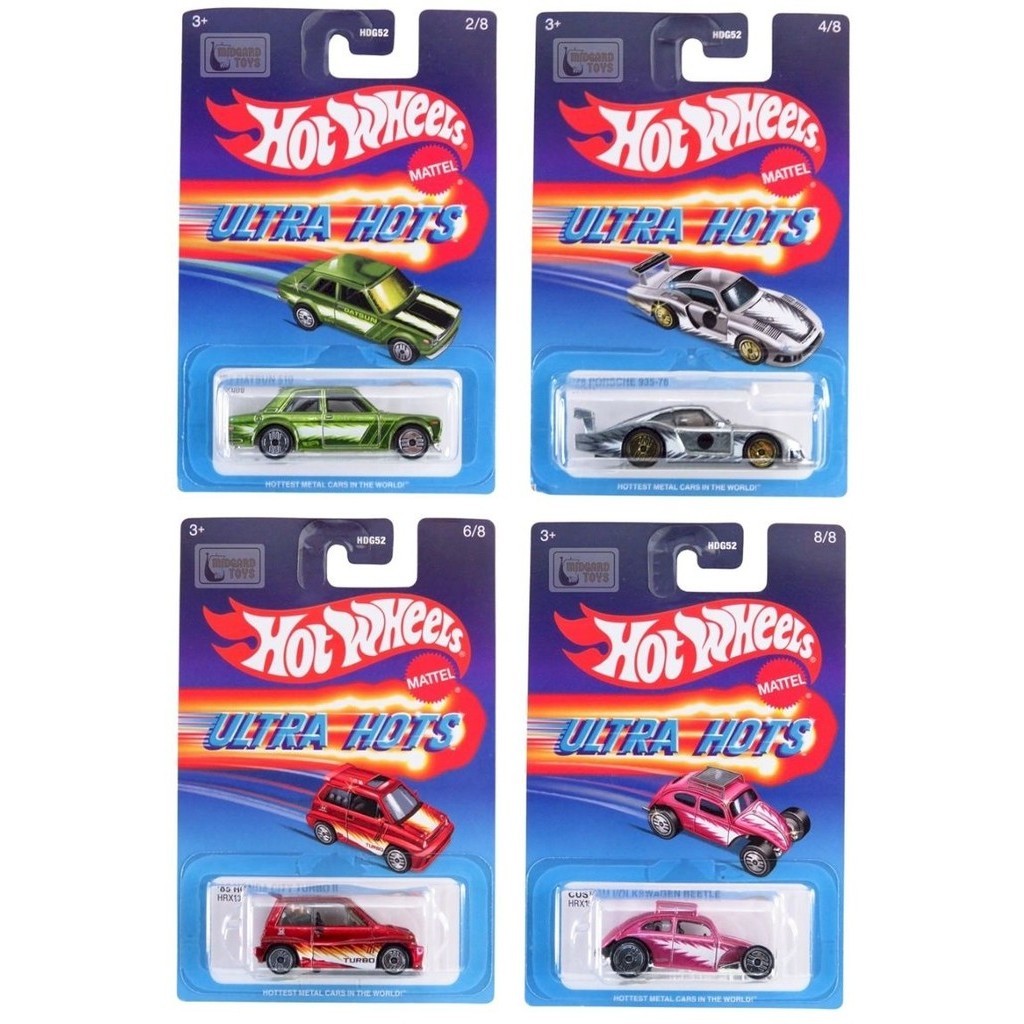 Kit com 4 Miniaturas Ultra Hots Mix 2 - 1/64 - Hot Wheels | Shopee