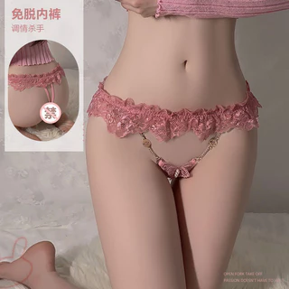 Dzgr Calcinha de tamanho grande Perspectiva de renda Sexy Tentação de cintura baixa Acessórios de estilo Pure Desire Style 4221