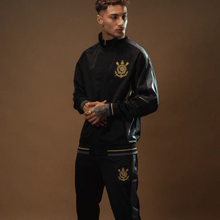 Agasalho Corinthians Conjunto Jaqueta e Calça Trilobal SCCP Winston Masculina