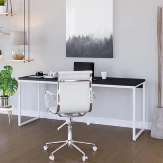Mesa Dynamica Diretor 180X60X75cm Estrutura Branca