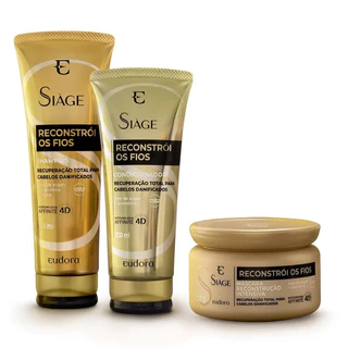 Combo Siàge Reconstrói os Fios: Shampoo + Condicionador + Máscara - Eudora